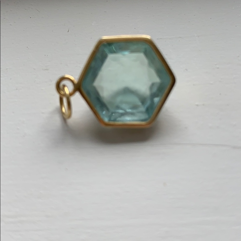 Maria Beaulieu Aquamarine Pendent, 18k gold - Picture 3 of 4